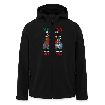 Mexiko Kostüm Für Hispanic Heritage Monat - Recycelte Männer Softshell-Jacke von Stanley/Stella - Schwarz - Vorne - AI Model Male 185 light (185cm)