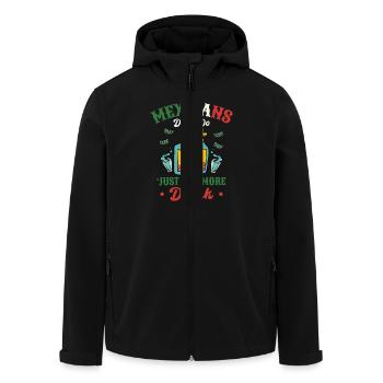 Mexique Tequila Party Mexicaine Drinking Party - Veste softshell homme en polyester recyclé Stanley/Stella - noir - Devant - AI Model Male 185 light (185cm)