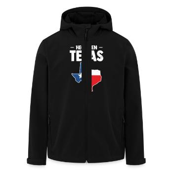 Mexique États-Unis Texas Souvenir Hecho En Tejas - Veste softshell homme en polyester recyclé Stanley/Stella - noir - Devant - AI Model Male 185 light (185cm)