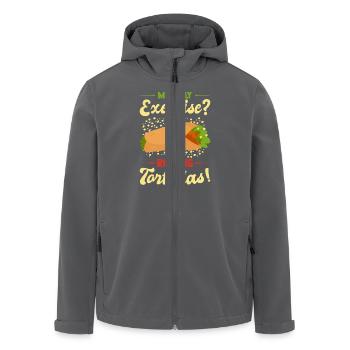 Mexico Tacos Mexican Tacos - Men’s Recycled Softshell Jacket by Stanley/Stella - anthracite - Front - AI Model Male 185 light (185cm)