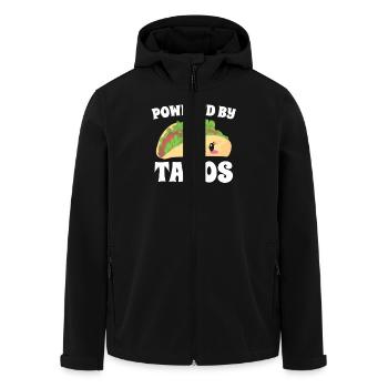 Tacos mexicains Tacos mexicains - Veste softshell homme en polyester recyclé Stanley/Stella - noir - Devant - AI Model Male 185 light (185cm)