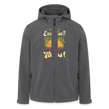 Mexico Tacos Mexican Tacos - Men’s Recycled Softshell Jacket by Stanley/Stella - anthracite - Front - AI Model Male 185 light (185cm)