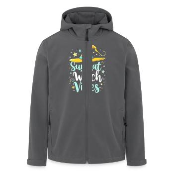 Summer Witches Beach Witch Aesthetic Sun Magic - Men’s Recycled Softshell Jacket by Stanley/Stella - anthracite - Front - AI Model Male 185 light (185cm)