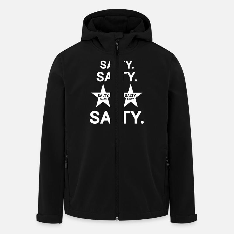 Salzig - Recycelte Männer Softshell-Jacke von Stanley/Stella - Schwarz
