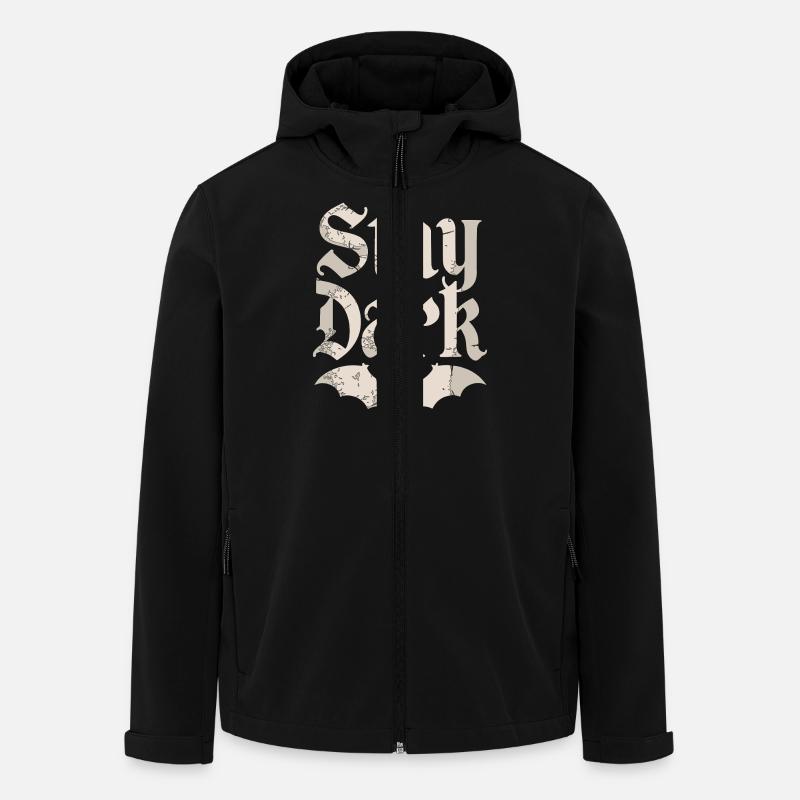 BLEIBEN SIE DUNKEL - Recycelte Männer Softshell-Jacke von Stanley/Stella - Schwarz