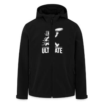 Dessin animé ultime drôle de frisbee - Veste softshell homme en polyester recyclé Stanley/Stella - noir - Devant - AI Model Male 185 light (185cm)