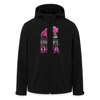 Women In Trucking Female Trucker Pride - Veste softshell homme en polyester recyclé Stanley/Stella - noir - Devant - AI Model Male 185 light (185cm)