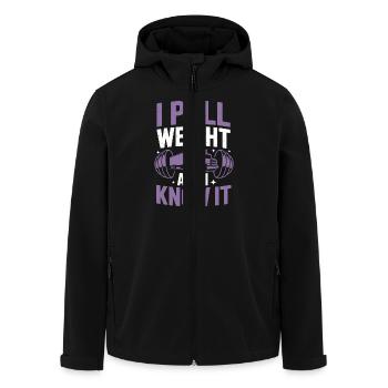 Women In Trucking Female Trucker Pride - Veste softshell homme en polyester recyclé Stanley/Stella - noir - Devant - AI Model Male 185 light (185cm)