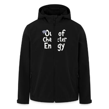 Larp Live-action-rollenspiel-spiel Fantasy Combat - Recycelte Männer Softshell-Jacke von Stanley/Stella - Schwarz - Vorne - AI Model Male 185 light (185cm)