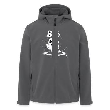 GESPENST BOO - Recycelte Männer Softshell-Jacke von Stanley/Stella - Anthrazit - Vorne - AI Model Male 185 light (185cm)