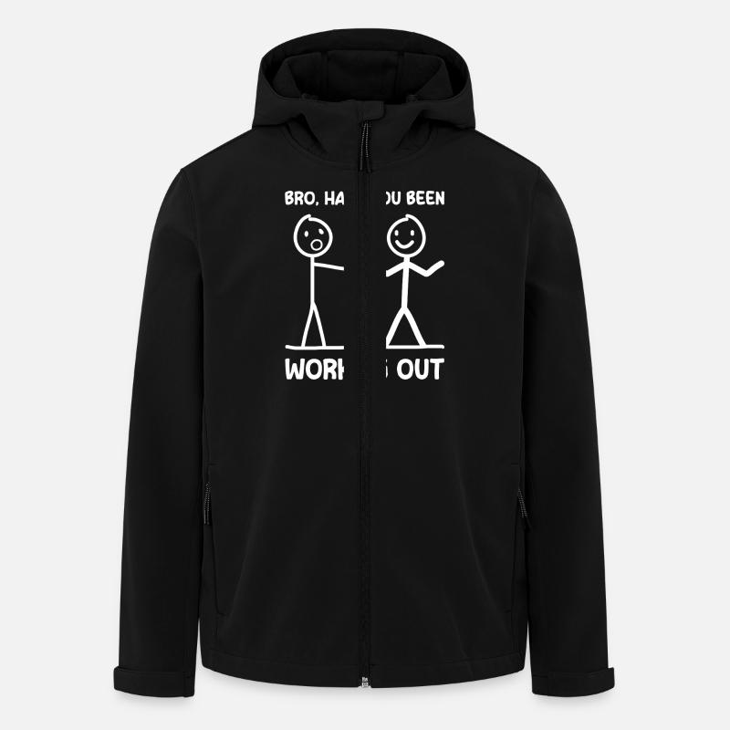 Entraînement Musculation Musculation Musculation - Veste softshell homme en polyester recyclé Stanley/Stella - noir