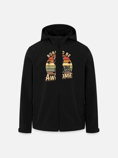Born to Be Awesome - Recycelte Männer Softshell-Jacke von Stanley/Stella - Schwarz