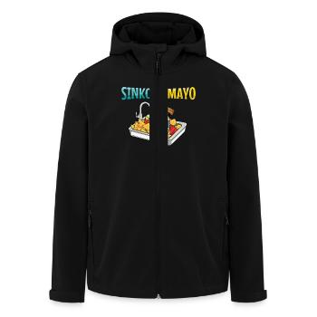 Sinko De Mayo Lustiges Cinco De Mayo Motiv - Recycelte Männer Softshell-Jacke von Stanley/Stella - Schwarz - Vorne - AI Model Male 185 light (185cm)