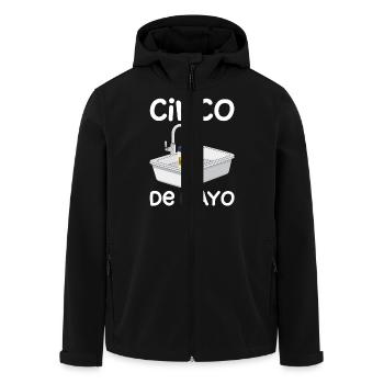 Cinco De Mayo Spass am Waschbecken - Recycelte Männer Softshell-Jacke von Stanley/Stella - Schwarz - Vorne - AI Model Male 185 light (185cm)