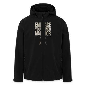 Markhor Lover Faune Animale Chèvre Sauvage Pakistan - Veste softshell homme en polyester recyclé Stanley/Stella - noir - Devant - AI Model Male 185 light (185cm)