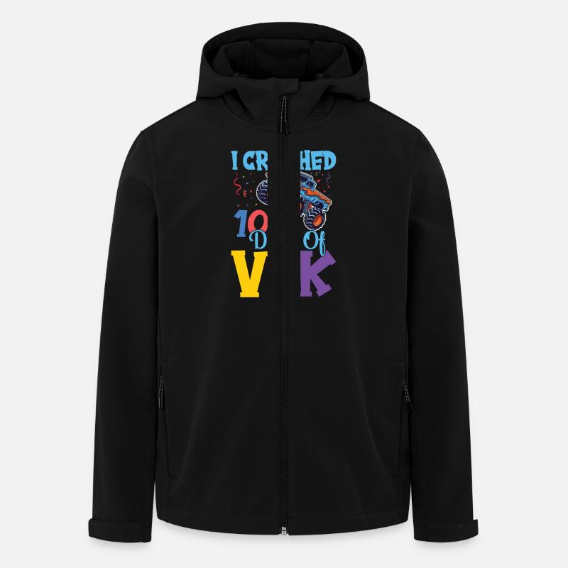 J’ai 100 jours de vpk - Veste softshell homme en polyester recyclé Stanley/Stella - noir