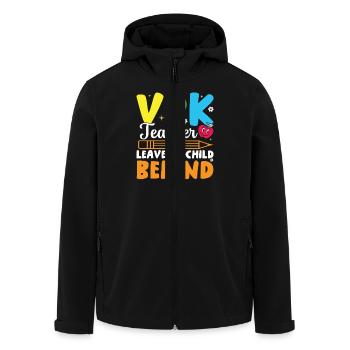 Les enseignants de VPK ne laissent aucun enfant de côté - Veste softshell homme en polyester recyclé Stanley/Stella - noir - Devant - AI Model Male 185 light (185cm)
