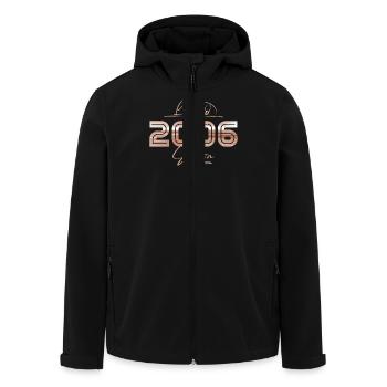 Limited 2006 Edition Retro Geburtstag Geschenk - Recycelte Männer Softshell-Jacke von Stanley/Stella - Schwarz - Vorne - AI Model Male 185 light (185cm)