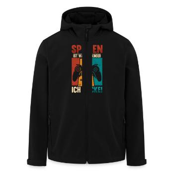 Spielen Ist Was Für Kinder Ich Zocke Gamer Zocken - Recycelte Männer Softshell-Jacke von Stanley/Stella - Schwarz - Vorne - AI Model Male 185 light (185cm)