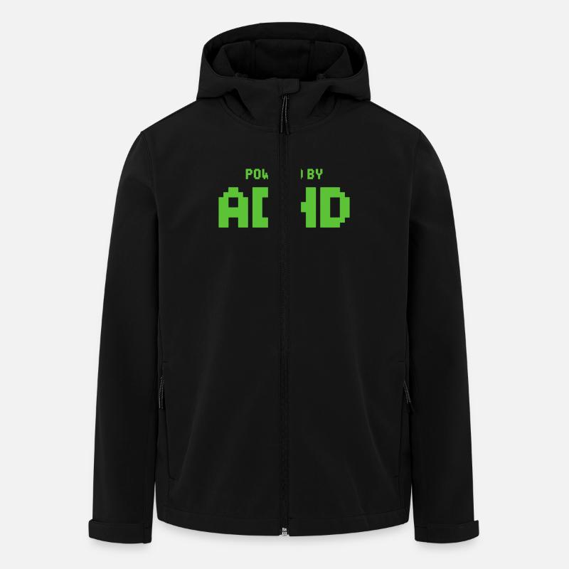 TDAH - Veste softshell homme en polyester recyclé Stanley/Stella - noir