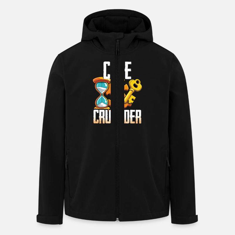 Escape Room Clue Crusader - Veste softshell homme en polyester recyclé Stanley/Stella - noir