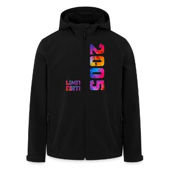 20 years old born in 2005 20th birthday boy girl - Men’s Recycled Softshell Jacket by Stanley/Stella - black - Front - AI Model Male 185 light (185cm)