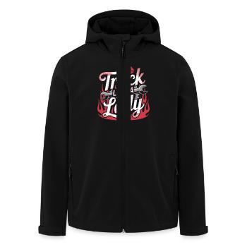 Women In Trucking Female Trucker Pride - Veste softshell homme en polyester recyclé Stanley/Stella - noir - Devant - AI Model Male 185 light (185cm)