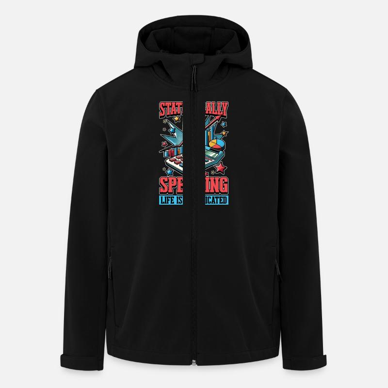 Statistically Speaking Data Scientist Statistician - Recycelte Männer Softshell-Jacke von Stanley/Stella - Schwarz