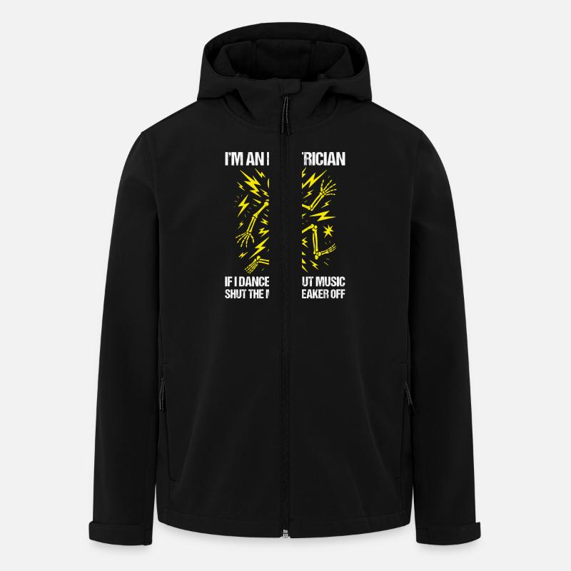 I'm an electrician Elektriker - Men’s Recycled Softshell Jacket by Stanley/Stella - black