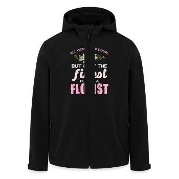 Nicht Alle Frauen Sind Floristinnen Blumen - Recycelte Männer Softshell-Jacke von Stanley/Stella - Schwarz - Vorne - AI Model Male 185 light (185cm)
