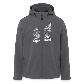 Bariton Player Fear The Euphonium - Recycelte Männer Softshell-Jacke von Stanley/Stella - Anthrazit - Vorne - AI Model Male 185 light (185cm)