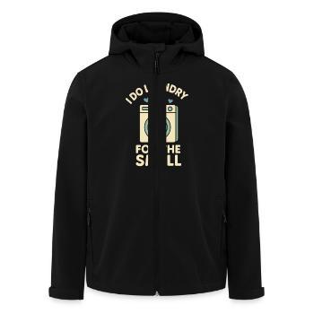 Linge propre - Amateurs de parfums Vêtements frais - Veste softshell homme en polyester recyclé Stanley/Stella - noir - Devant - AI Model Male 185 light (185cm)