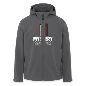 Résolveur de mystères de salle d’évasion - Veste softshell homme en polyester recyclé Stanley/Stella - charbon - Devant - AI Model Male 185 light (185cm)