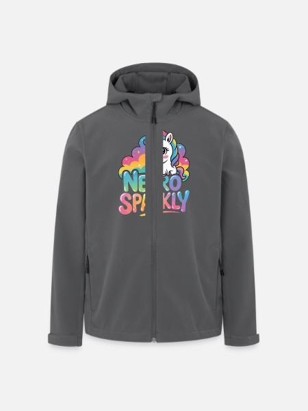 Neuro Sparkly - Men’s Recycled Softshell Jacket by Stanley/Stella - black