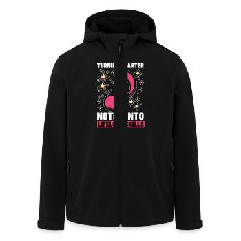 Music Teacher Turning Quarter Notes Piano Teacher - Men’s Recycled Softshell Jacket by Stanley/Stella - black - Front - AI Model Male 185 light (185cm)