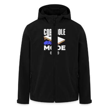 Mode de lecteur Cornhole sur Switch - Veste softshell homme en polyester recyclé Stanley/Stella - noir - Devant - AI Model Male 185 light (185cm)