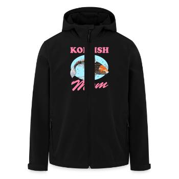 Koi Fish Mom Koi Nishikigoi Gift - Men’s Recycled Softshell Jacket by Stanley/Stella - black - Front - AI Model Male 185 light (185cm)