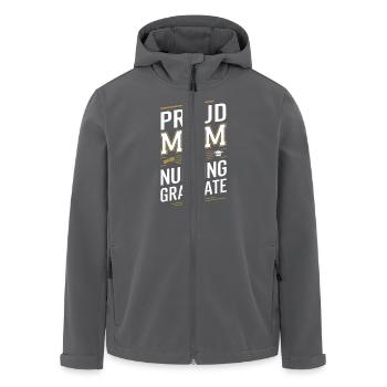 Stolze Mama der Pflegekraft - Recycelte Männer Softshell-Jacke von Stanley/Stella - Anthrazit - Vorne - AI Model Male 185 light (185cm)