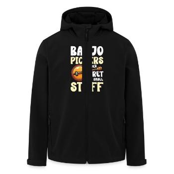 Banjospieler Sorgen Sich Nie Um Kleinigkeiten – - Recycelte Männer Softshell-Jacke von Stanley/Stella - Schwarz - Vorne - AI Model Male 185 light (185cm)