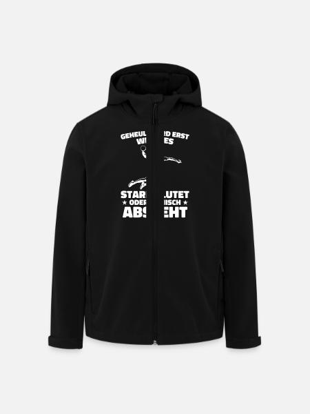 Handball Liebhaber Handball Sport Spieler - Recycelte Männer Softshell-Jacke von Stanley/Stella - Schwarz