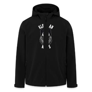 East Frisian North Sea Seaman Klei Mi An Mors - Men’s Recycled Softshell Jacket by Stanley/Stella - black - Front - AI Model Male 185 light (185cm)