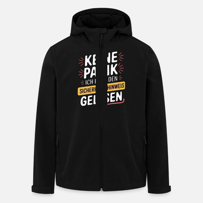 SECURITY - Men’s Recycled Softshell Jacket by Stanley/Stella - black