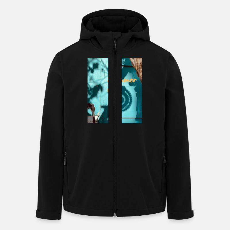 Summertime - Recycelte Männer Softshell-Jacke von Stanley/Stella - Schwarz