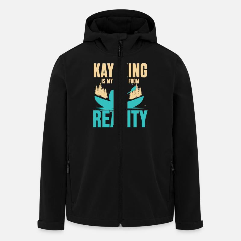 Kayak - Veste softshell homme en polyester recyclé Stanley/Stella - noir