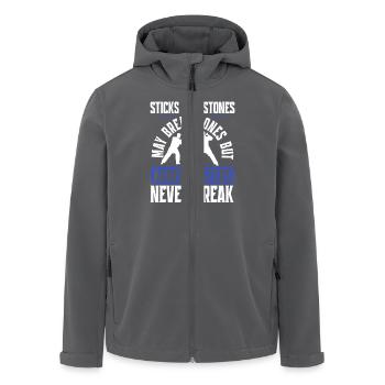 Escrima Arnis Masters Never Break Martial Arts - Men’s Recycled Softshell Jacket by Stanley/Stella - anthracite - Front - AI Model Male 185 light (185cm)