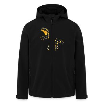 Salamanders Salamander - Men’s Recycled Softshell Jacket by Stanley/Stella - black - Front - AI Model Male 185 light (185cm)