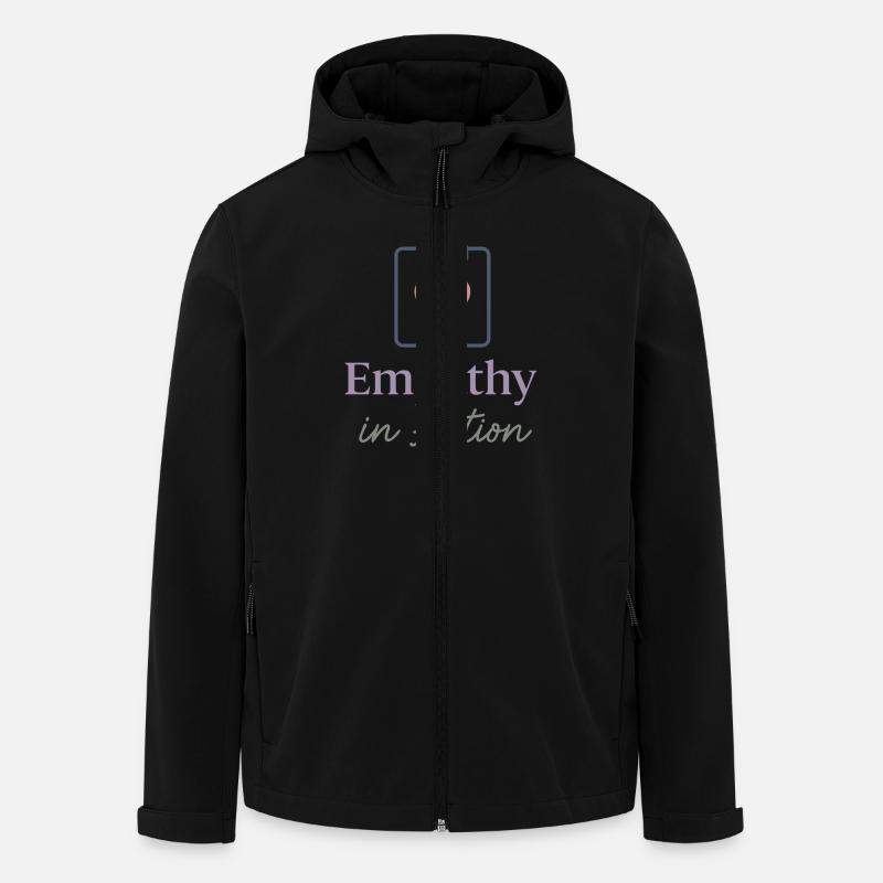 L’assistante sociale soutient le - Veste softshell homme en polyester recyclé Stanley/Stella - noir