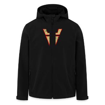 Veles T-shirt - a symbol of the Slavic god - Men’s Recycled Softshell Jacket by Stanley/Stella - black - Front - AI Model Male 185 light (185cm)