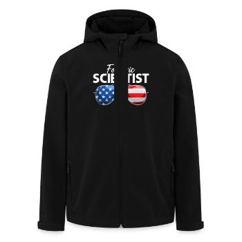 Forensic Scientist USA Sonnenbrille Lustige Forensik - Recycelte Männer Softshell-Jacke von Stanley/Stella - Schwarz - Vorne - AI Model Male 185 light (185cm)