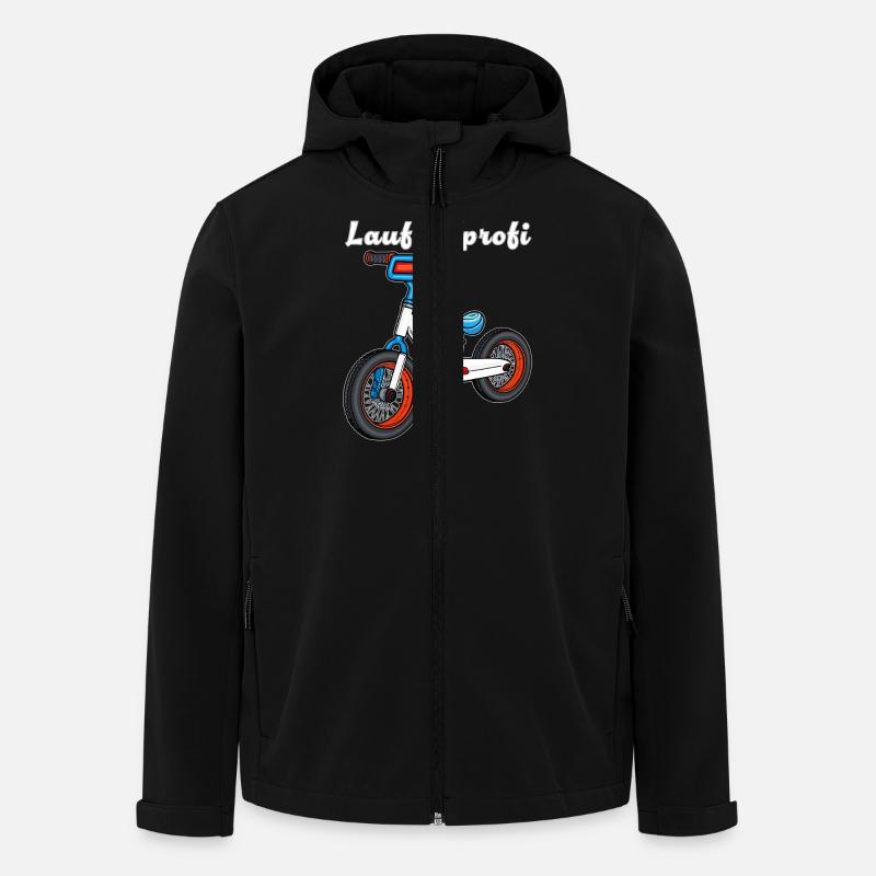 ROUE PROFESSIONNELLE - Veste softshell homme en polyester recyclé Stanley/Stella - noir